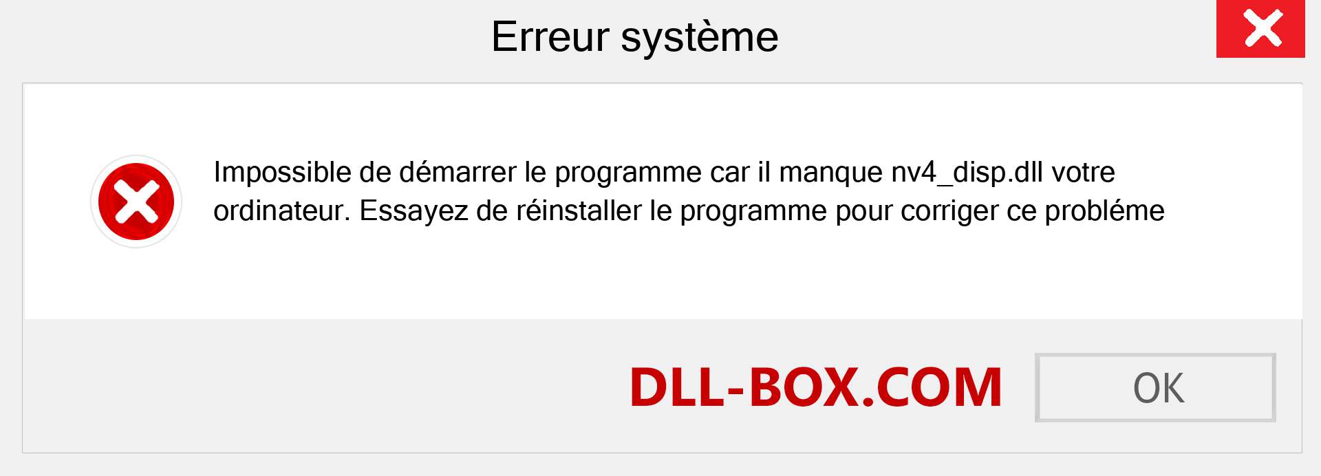 Le fichier nv4_disp.dll est manquant ?. Télécharger pour Windows 7, 8, 10 - Correction de l'erreur manquante nv4_disp dll sur Windows, photos, images